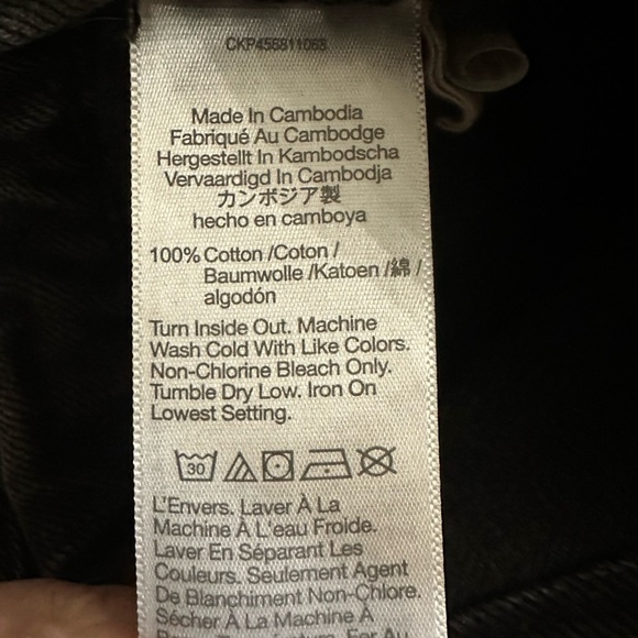 Madewell Women's Straight Leg Black Denim Overalls Size Medium - Picture 10 of 11